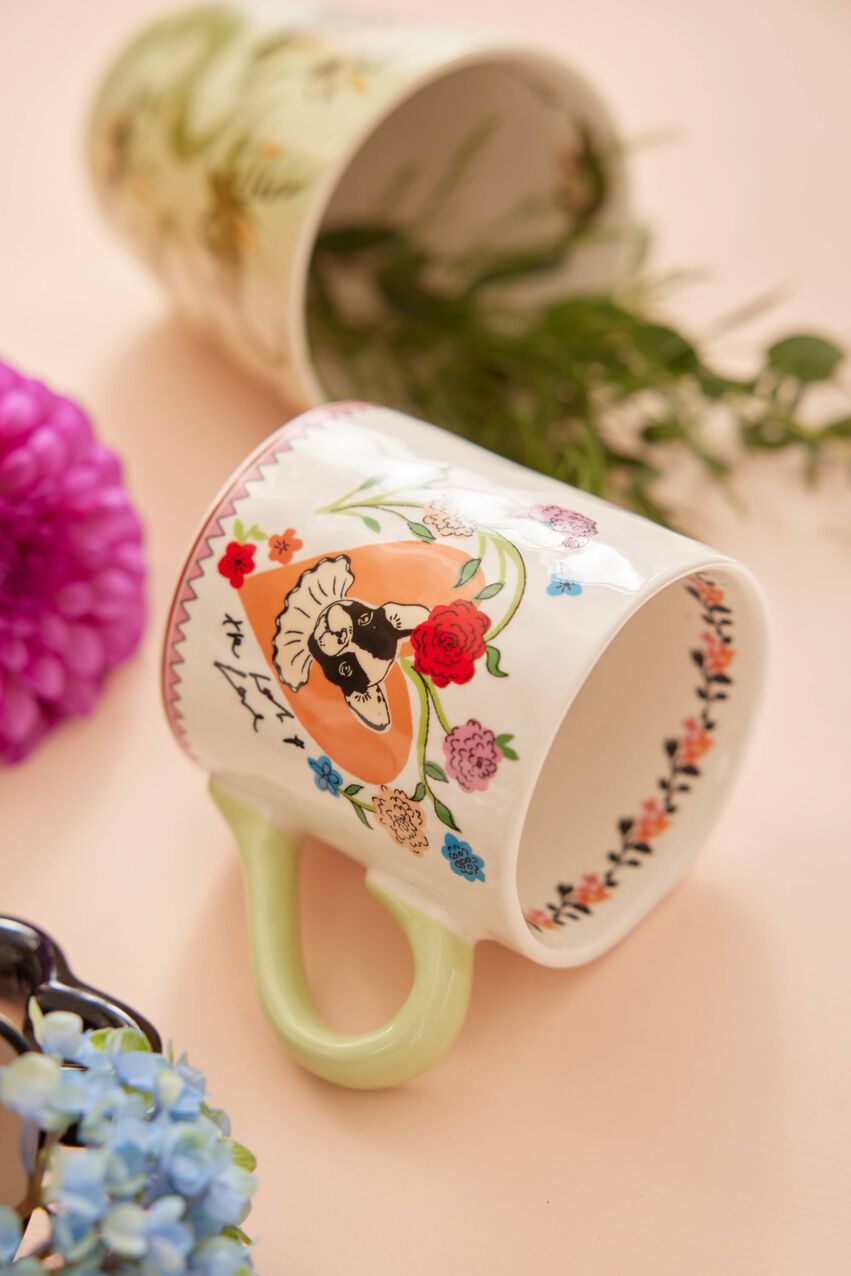 Cath Kidston The Look of Love 2 Dogs Stoneware Mug