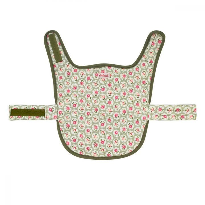 Cath Kidston Provence Rose Olive Green Reversible Wax Pet Dog Rain Coat