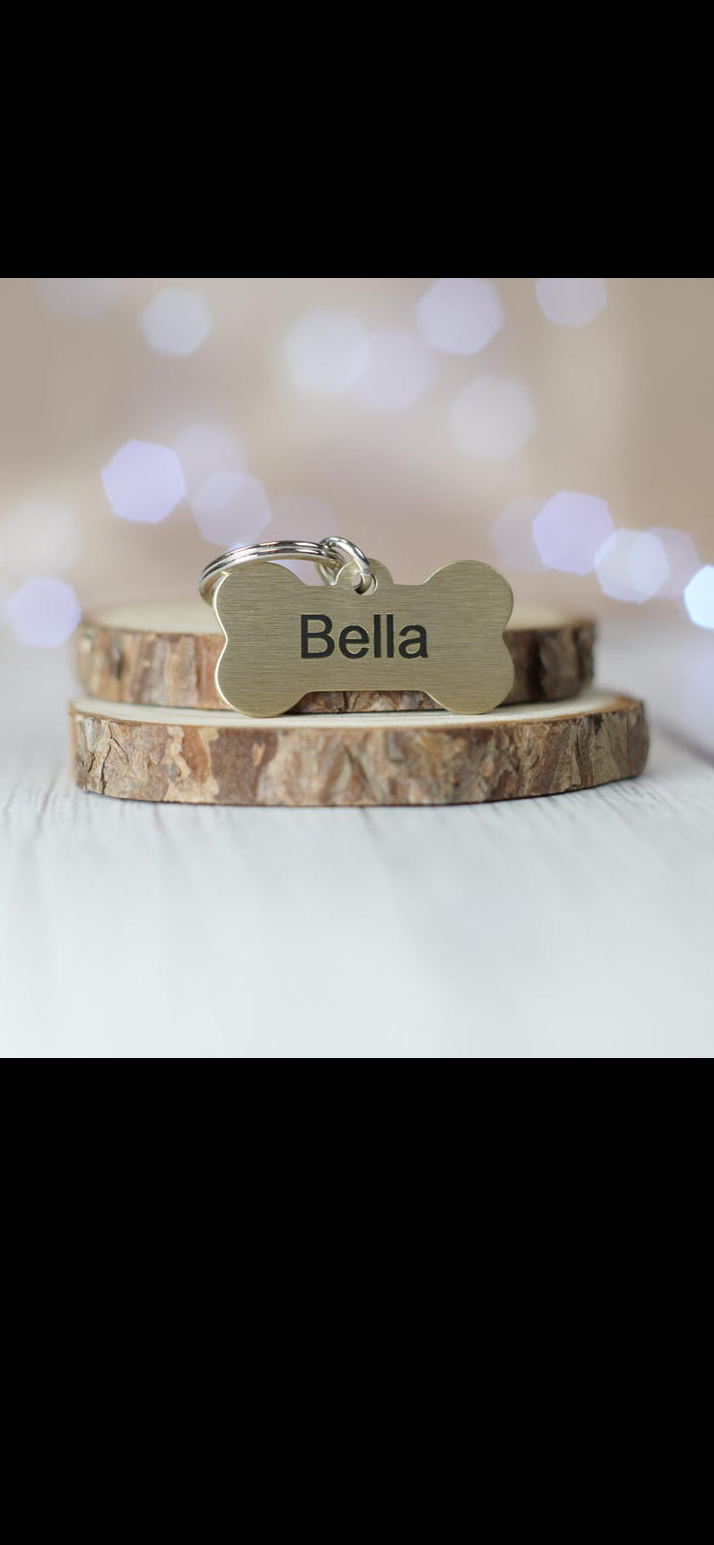 Dog identity tags | Bone Shape Dog ID Tag | Poochella®
