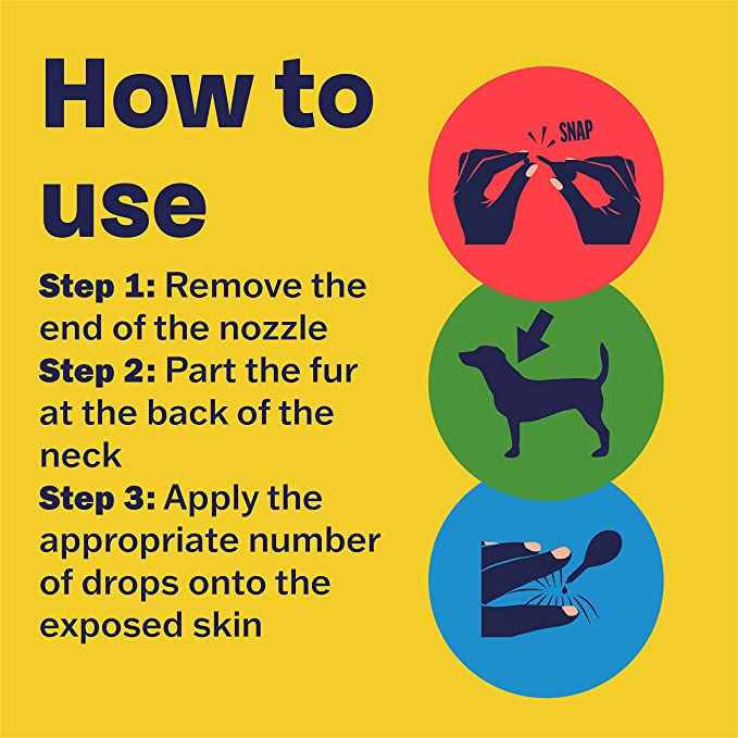 Bob Martin Clear Flea & Tick Spot On Treatment for Small Dogs x 3 Pipettes