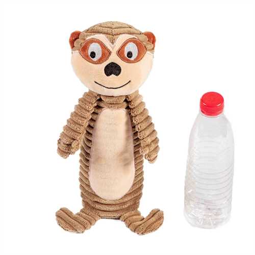 Dog Toy | Merle the Meerkat Dog Toy | Recycled Bottle Toy | Poochella®