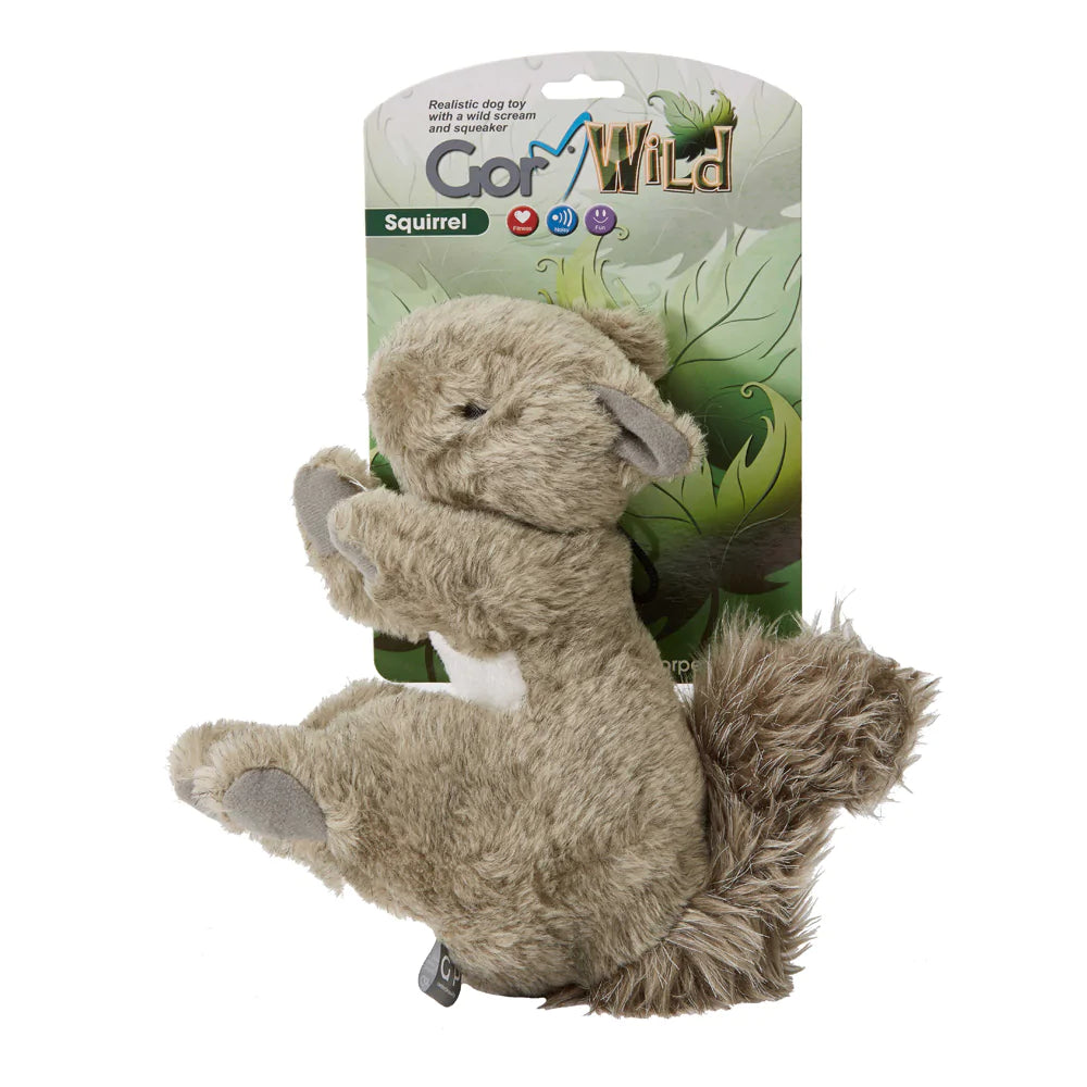 Gor Wild Soft Dog Toys Monkey/Squirrel