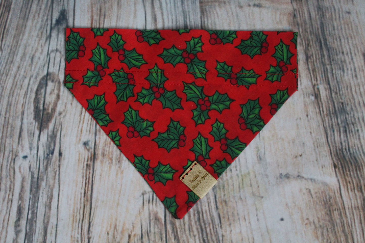 Teddy & Nico Christmas Pet Dog Bandana Red/Navy/White