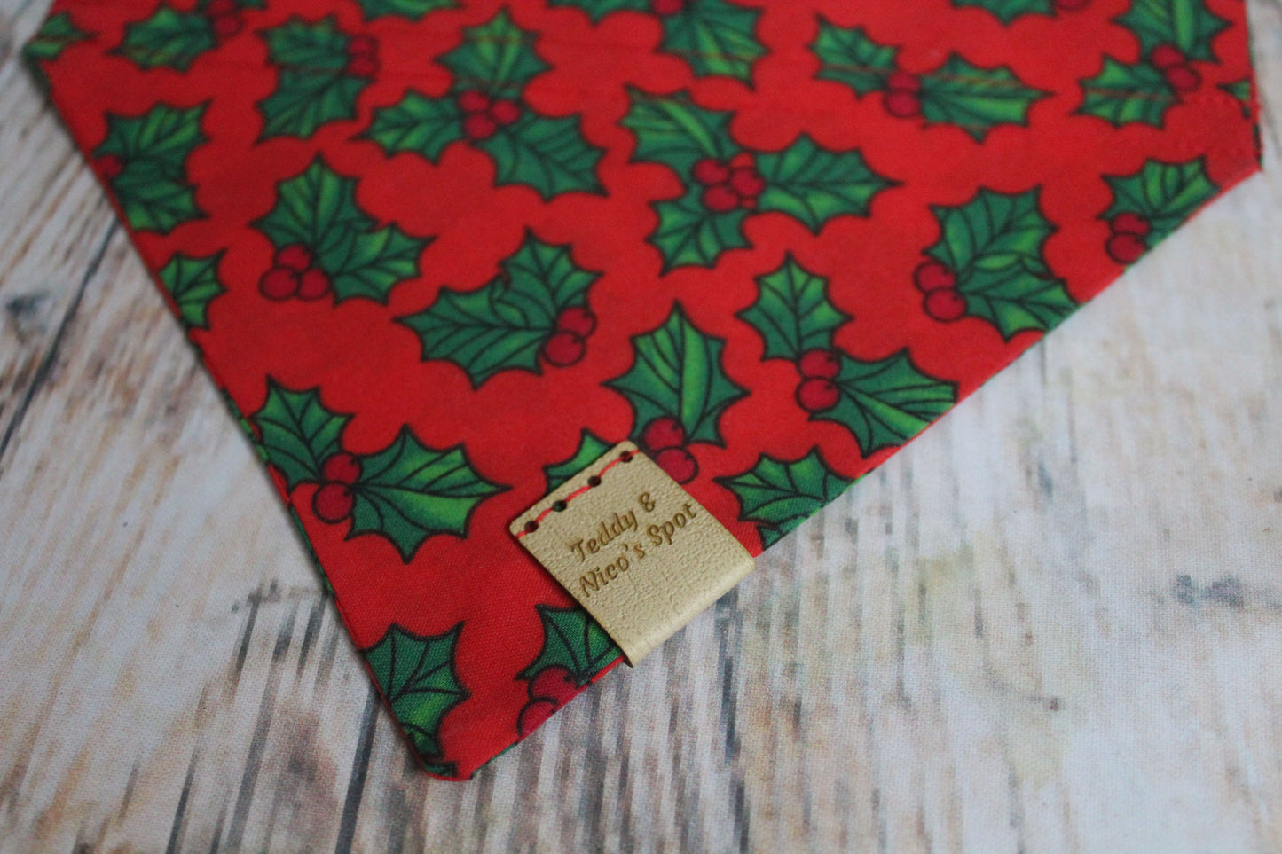 Teddy & Nico Christmas Pet Dog Bandana Red/Navy/White