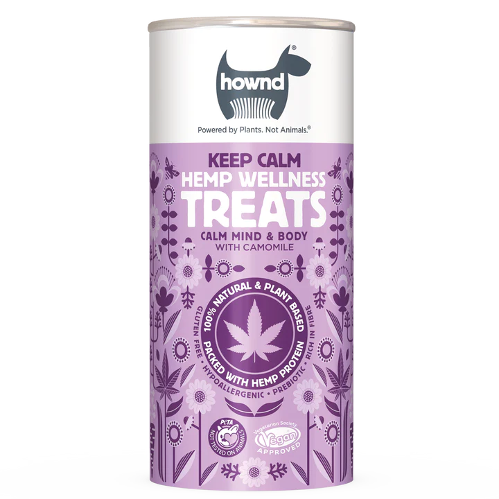 Hownd Keep Calm Hemp Wellness Dog Treats 130g