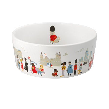 Cath Kidston® London People Ceramic Stoneware Pet Bowl