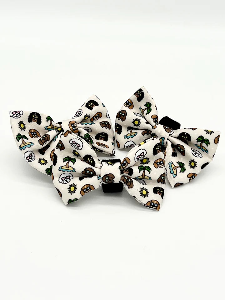 The Spotty Hound Soak Pup the Sun Bow Tie