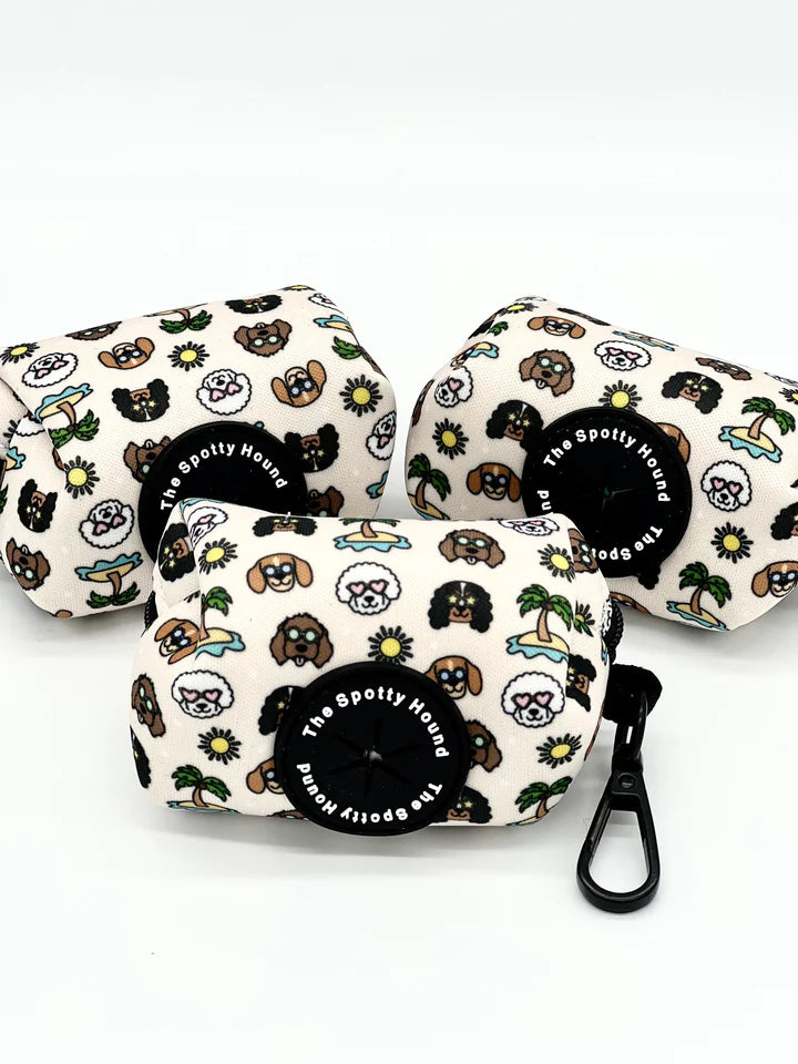 The Spotty Hound Soak Pup the Sun Poop Bag Holder | Dog Treat & Poo Bag Holder