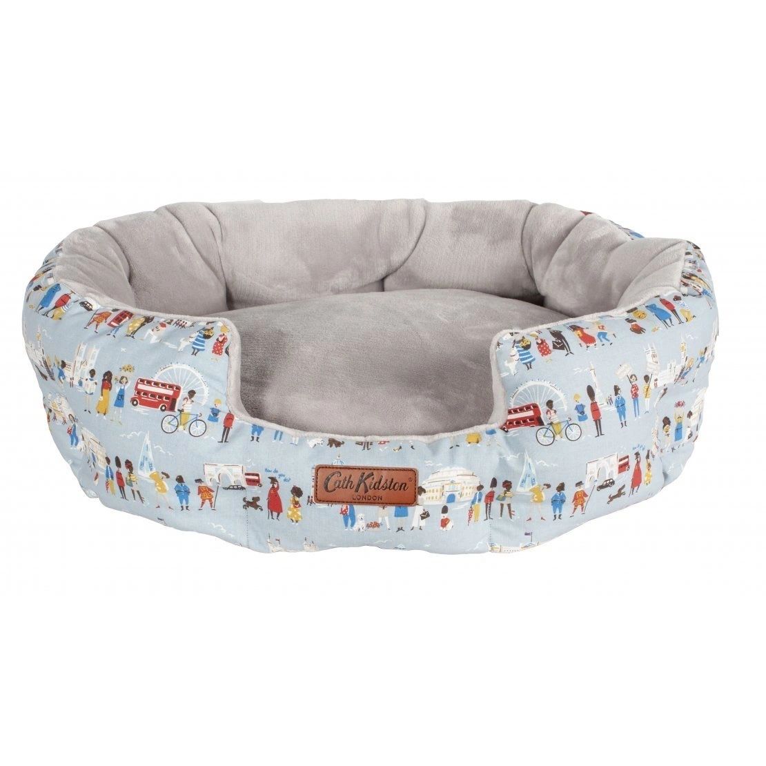 Cath Kidston® London People Luxury Pet Dog Bed Powder Blue