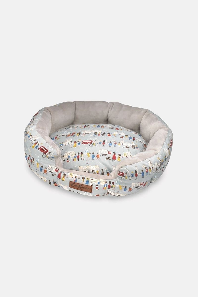 Cath Kidston® London People Luxury Pet Dog Bed Powder Blue