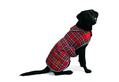 Ancol Highland Red Tartan Dog Coat