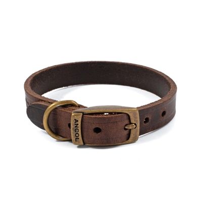 Ancol Heritage Latigo Leather Dog Pet Collar