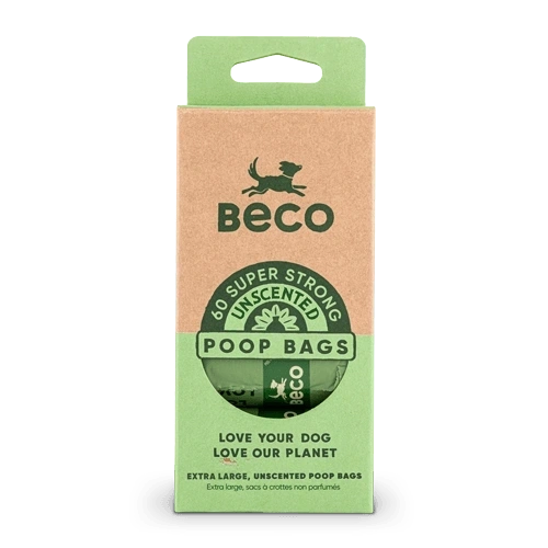 Beco Large Strong Unscented Poop Bags 60