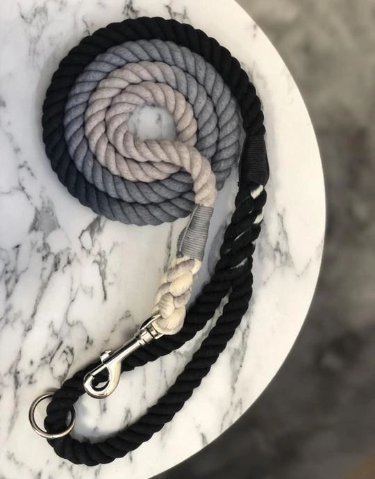 The Crafty Dog Company Rope Lead in Storm