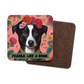 Poochella®️ Pack of 4 Viva La Frida Square Wood Coasters. Fragile. Like a Bomb