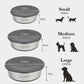 Pup & kit bowl sizes measurements 