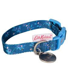 Cath Kidston® Greenwich Flowers Soft Fabric Pet Dog Collar