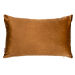 gold mustard velvet pillow on a white background