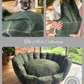 Arlo Forest Green Reversible Lambswool Sherpa Handmade Dog Blanket | The Artisan Dog Company
