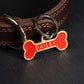 Custom Personalised Laser Engraved Bone Shape Pet Dog Cat ID Tag Colour Brass Bronze Double Sided