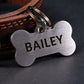 Dog identity tags | Bone Shape Dog ID Tag | Poochella®