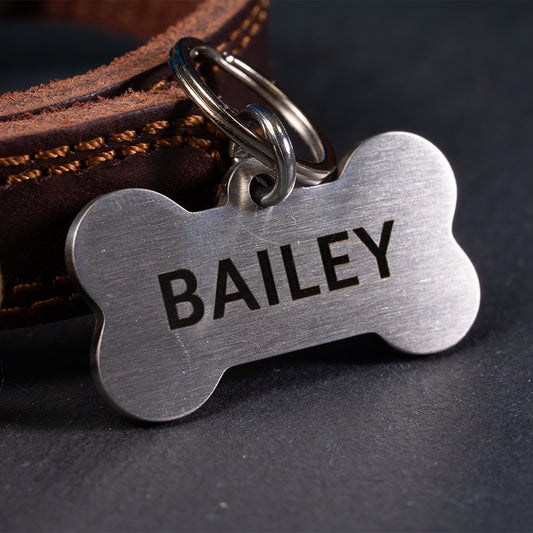 Dog identity tags | Bone Shape Dog ID Tag | Poochella®