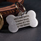 Dog identity tags | Bone Shape Dog ID Tag | Poochella®