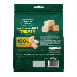 Natures Menu 100% Chicken Freeze Dried Dog Treats | Raw Chicken Training Treats