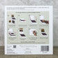 Back of a product packaging with instructions and branding on a textured surface