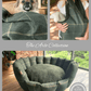Arlo Forest Green Reversible Lambswool Sherpa Handmade Dog Blanket | The Artisan Dog Company - Poochella®