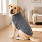 Canine & Co Cable Knit Rascal Dog Jumper – Grey | Roll Neck Dog Sweater | Warm Dog Clothing UK - Poochella®