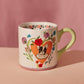 Cath Kidston The Look of Love Dog Mug | Glazed Stoneware Dog Lover Mug - Poochella®