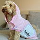 Dog Drying Robe | Microfibre Towel Coat – Pink | Pup Club Couture - Poochella®