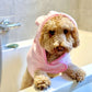 Dog Drying Robe | Microfibre Towel Coat – Pink | Pup Club Couture - Poochella®
