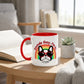 Love Pride Sounds Gay Ceramic Two Tone Dog Mug Rainbow | Poochella® - Poochella®
