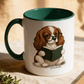 One More Chapter King Charles Cavalier Two-Tone Mug | Poochella® - Poochella®