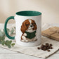 One More Chapter King Charles Cavalier Two-Tone Mug | Poochella® - Poochella®