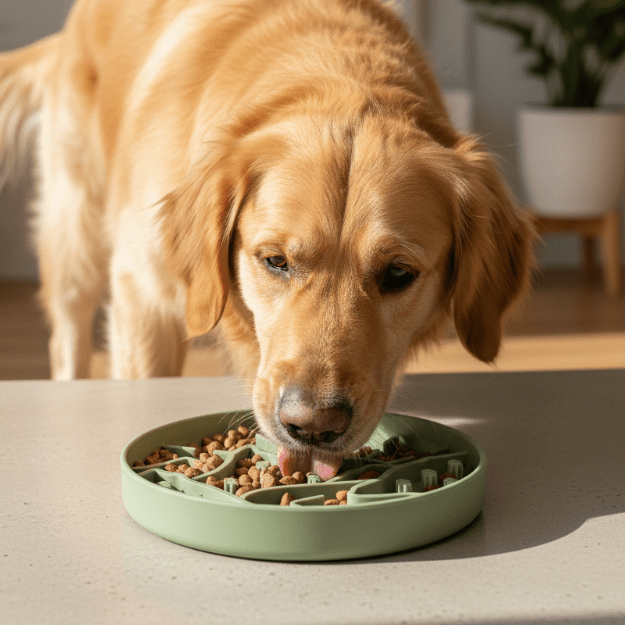 Poochella® 2-in-1 Silicone Slow Feeder & Lick Dog Bowl | The Enrichment Bowl - Poochella®