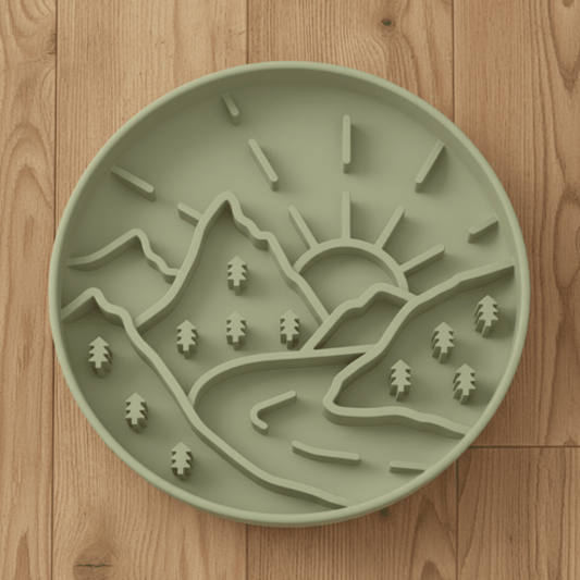 Poochella® 2-in-1 Silicone Slow Feeder & Lick Dog Bowl | The Enrichment Bowl - Poochella®