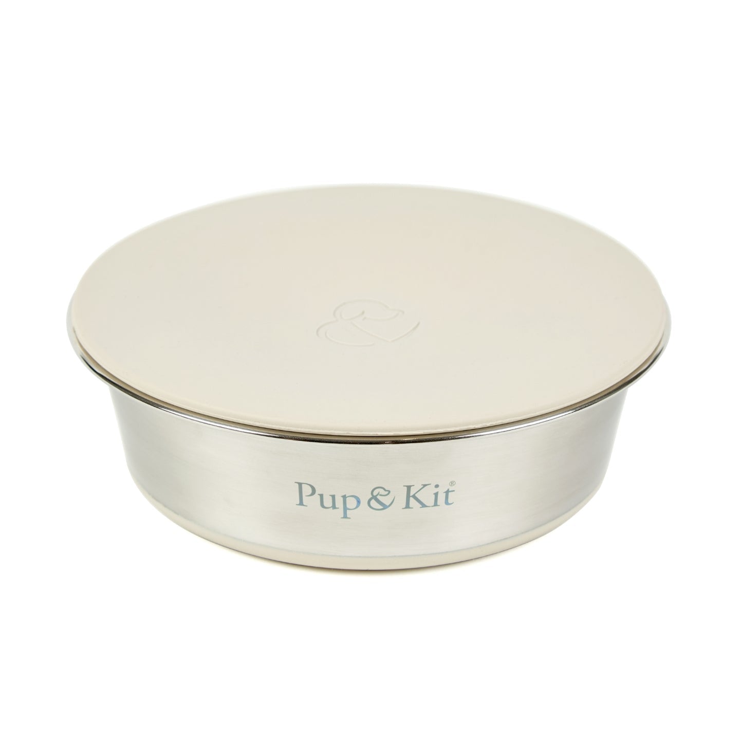 Pup & Kit Lid-It Stay Fresh Dog Bowl | Stainless Steel Pet Bowl with Airtight Lid - Poochella®