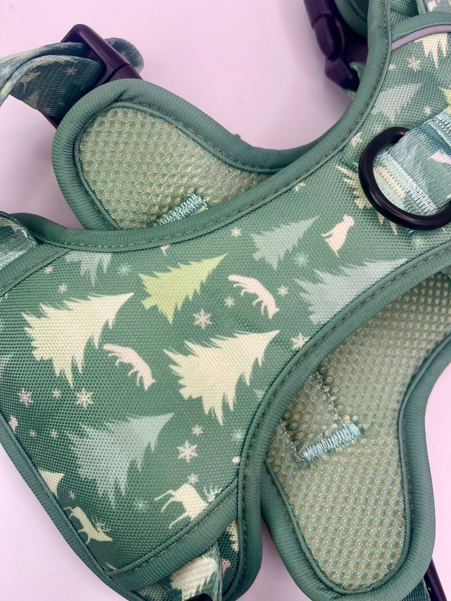 Rugged Rover™ No-Pull Dog Harness Evergreen Trails | Pup Club Couture - Poochella®
