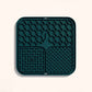 Superwild dog lick mat with textured surface for slow feeding, enrichment and serving supplements.
