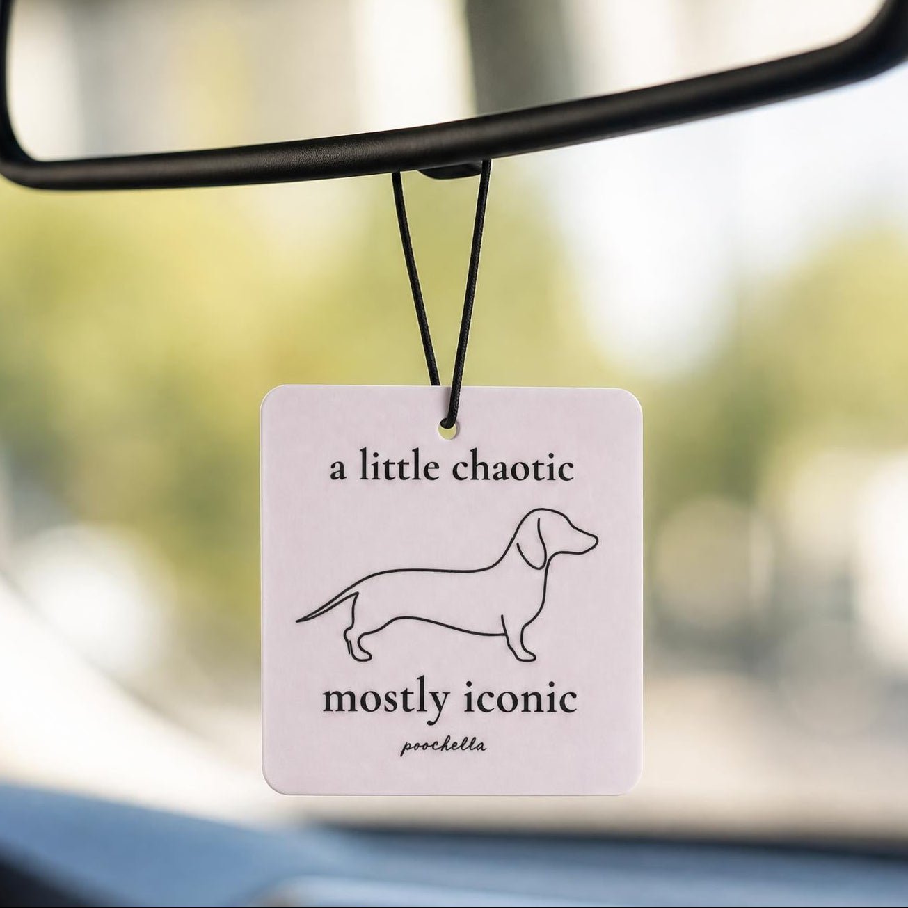 The Iconic Dachshund Car Air Freshener | Sandalwood or Baby Powder | Poochella® - Poochella®