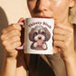 Thirsty Bitch Two-Tone Cockapoo Pink Ceramic Mug | Poochella® - Poochella®