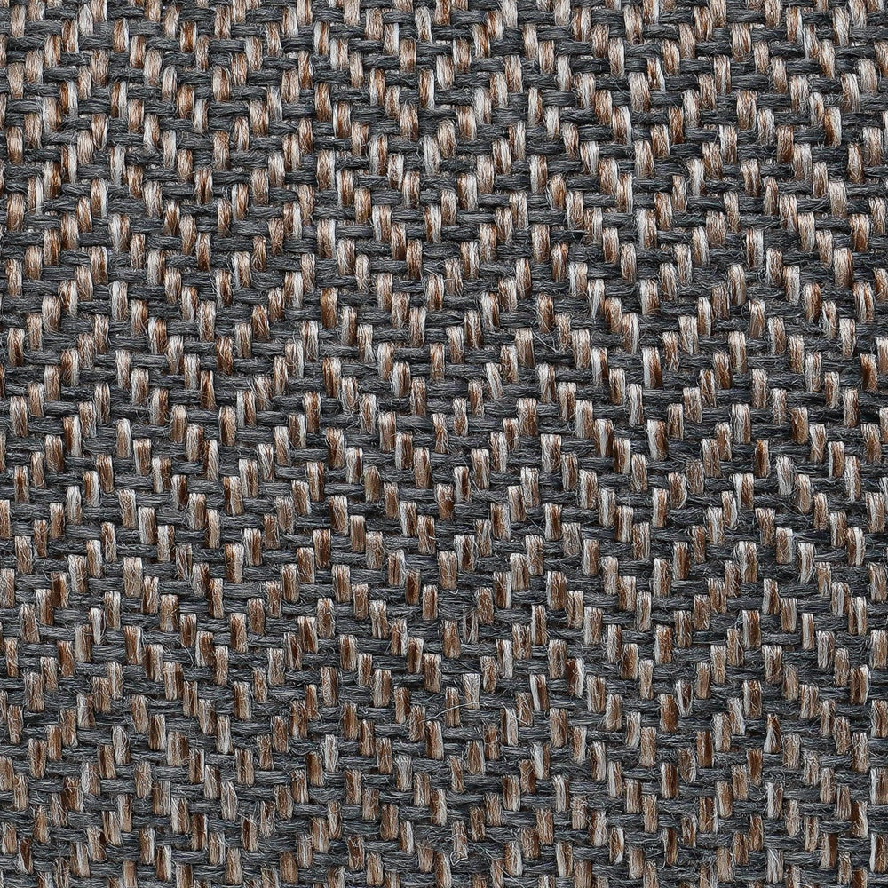 Textured brown and gray patterned fabric