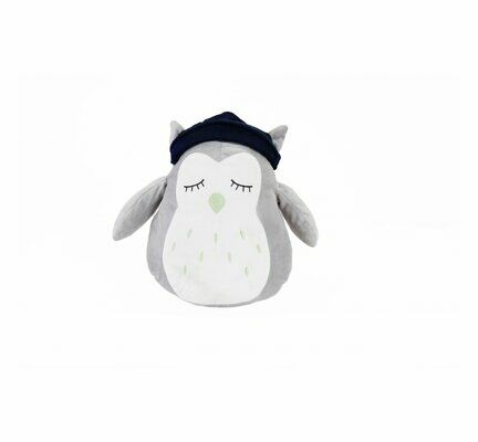 Starry Night Lavender Filled Soft Plush Snowy Owl Anxiety Dog Toy