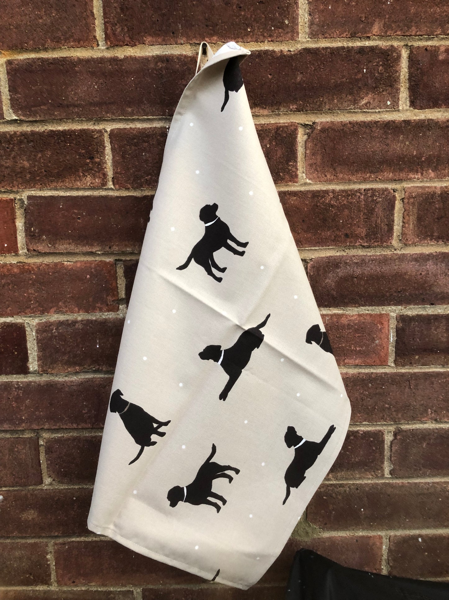 Dione Louise Homeware Handmade Dog Print Tea Towel