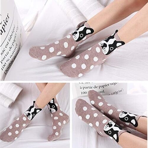 Cotton Dog Lover Socks | Women's Lightweight Breathable Sock (UK 3–7)