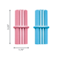 kong pink and blue teething sticks