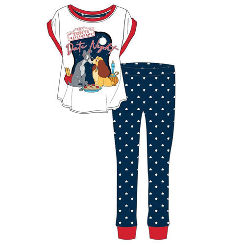 Disney Official Lady and the Tramp Cotton Women's Pyjamas